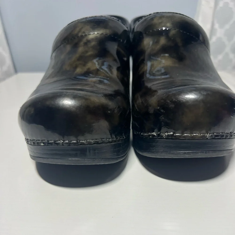 Dansko Black and Green Mules with Classic Design - Picture 4 of 8